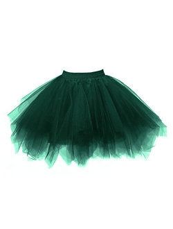 Topdress Women's 1950s Vintage Tutu Petticoat Ballet Skirt (26 Colors)