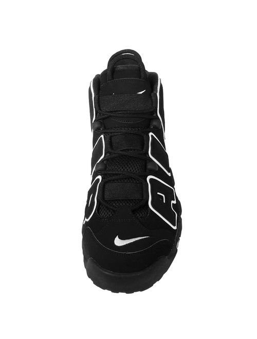 Nike Mens Air More Uptempo Black/White-Black Leather