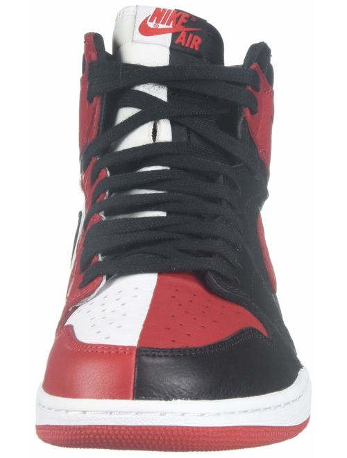 Nike Mens Air Jordan 1 Retro High OG NRG HTH Black/University Red-White Leather