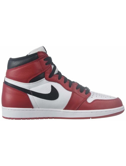 Nike Mens Air Jordan 1 Retro High OG NRG HTH Black/University Red-White Leather