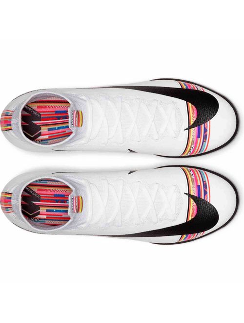 Nike Men's Superfly 6 Elite IC Indoor Soccer Shoes (Platinum/Black-White)