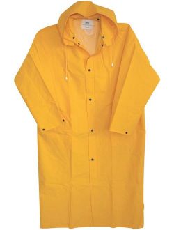 Boss Yellow PVC-Coated Rayon Rain Jacket S