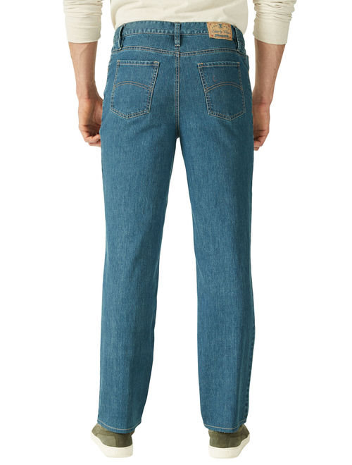 Liberty Blues Men's Big and Tall Liberty Blues Loose Fit 5-pocket Stretch Jeans