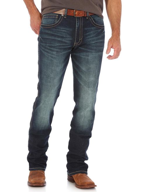 wrangler men's 20x slim fit straight leg jean, denver, 34x32