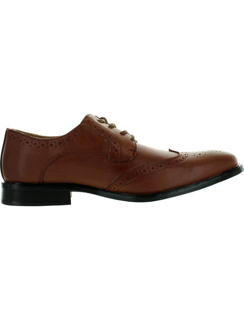 Coronado Mens Dress Shoe KEVIN-2 Classic Oxford Fashion Wing Tip Style Leather Lining