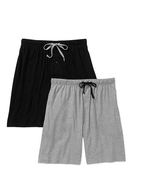 Hanes Men's 2-pack ComfortSoft Jersey Knit Sleep Short