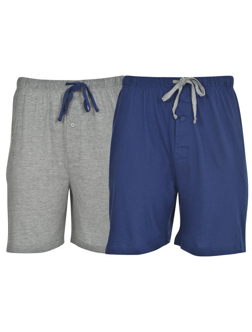 Hanes Men's 2-pack ComfortSoft Jersey Knit Sleep Short