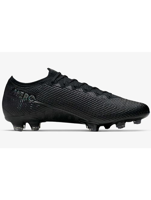 Nike Men's Vapor 13 Elite FG (Black/Black-Matte Silver) FG Soccer Shoes