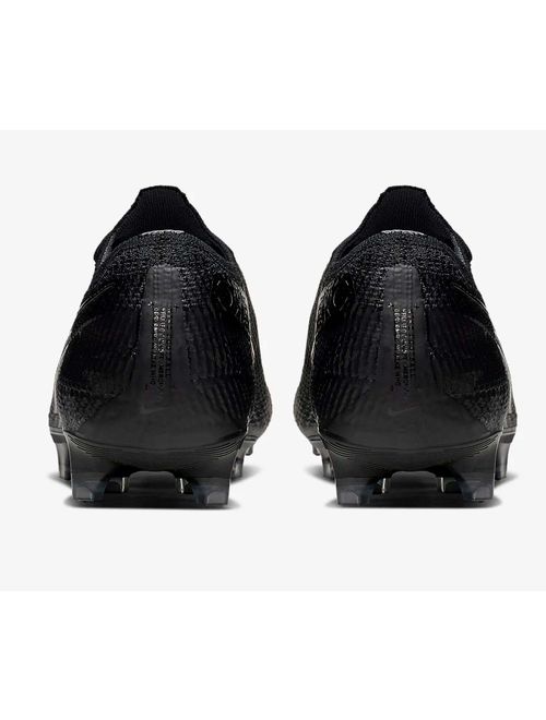 Nike Men's Vapor 13 Elite FG (Black/Black-Matte Silver) FG Soccer Shoes