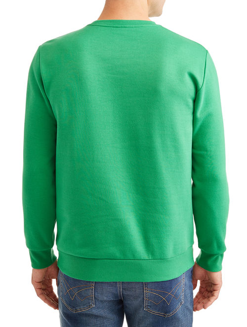 Grinch Men's Long Sleeve Fleece Sweatshirt