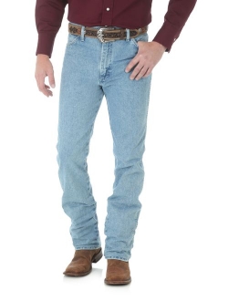 Men's Western Cowboy Cut Slim Fit Jean - Stonewashed