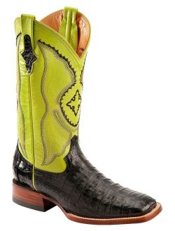 Ferrini Mens Belly Caiman Western Boots Boots -