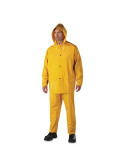 Anchor Brand Rainsuit, PVC/Polyester, Yellow, 3X-Large -ANR90003XL