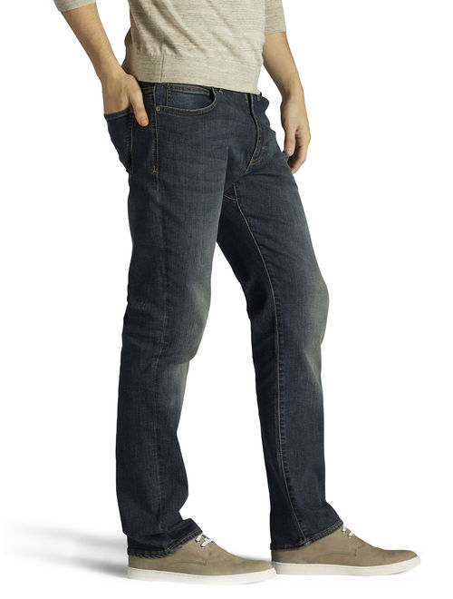 Lee Men's Big and Tall Extreme Motion Straight Fit Tapered Leg Jeans