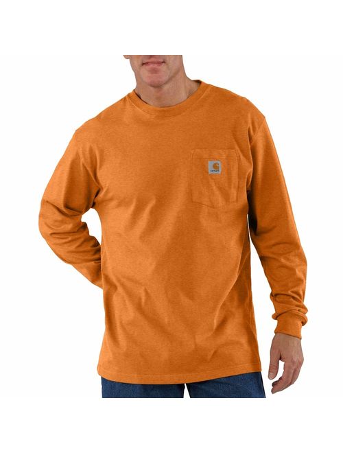 Carhartt Men's Workwear Jersey Pocket Long-Sleeve Shirt K126 (Regular and Big and Tall Sizes)