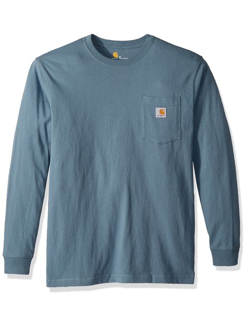 Carhartt Men's Workwear Jersey Pocket Long-Sleeve Shirt K126 (Regular and Big and Tall Sizes)