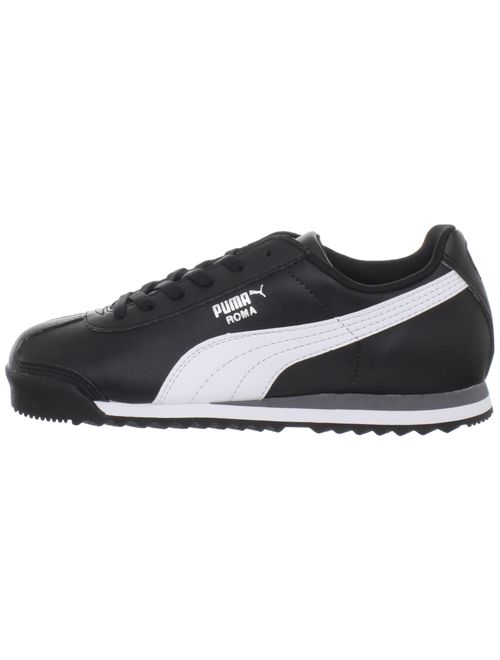 puma 354259-01: roma basic j black/white classic running shoes (6 m us big kid)