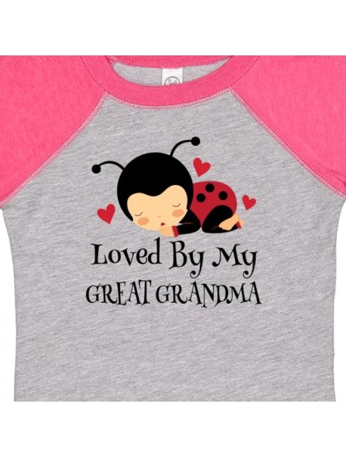 Inktastic Loved by My Great Grandma Gift Baby Girl Bodysuit