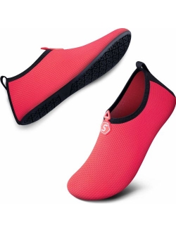 SEEKWAY Womens and Mens Water Shoes Barefoot Quick-Dry Aqua Socks Slip-on for Outdoor Beach Swim Yoga