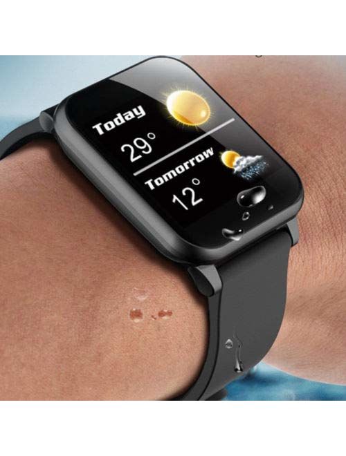 Fitness Tracker Watches, Waterproof Activity Tracker w/ Heart Rate Blood Pressure Monitor Bluetooth Smart Watch Wireless Smart Bracelet Sleep Monitor Pedometer Wristband 