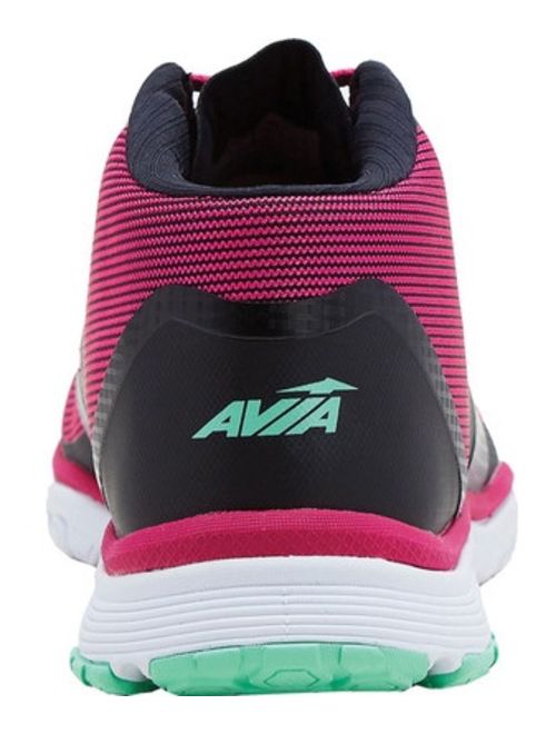 avia women's gfc reina running shoe, black festival fuchsia/mint breeze, 6.5 m us