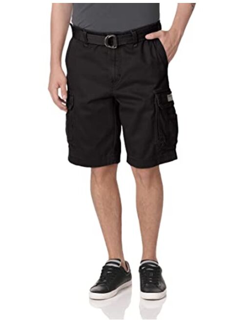 UNIONBAY Men's Survivor Belted Cargo Short-Reg and Big and Tall Sizes