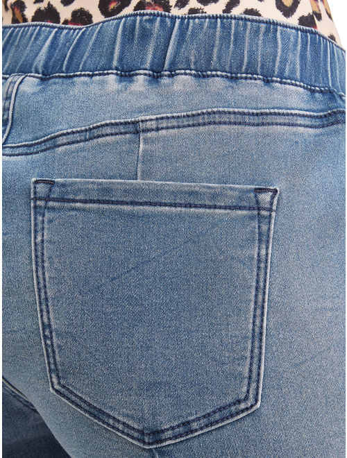 Sofia Jeans by Sofia Vergara Sofia Jeans Paula Soft Stretch Knit Denim Jogger Women's (Medium)