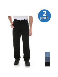 Mens Relaxed Fit Jeans 2-Pack