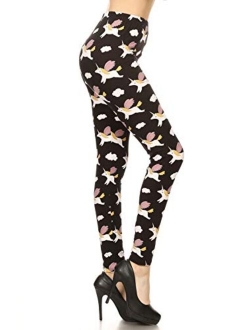 Women's Ultra Soft High Waist Fashion Leggings BAT1