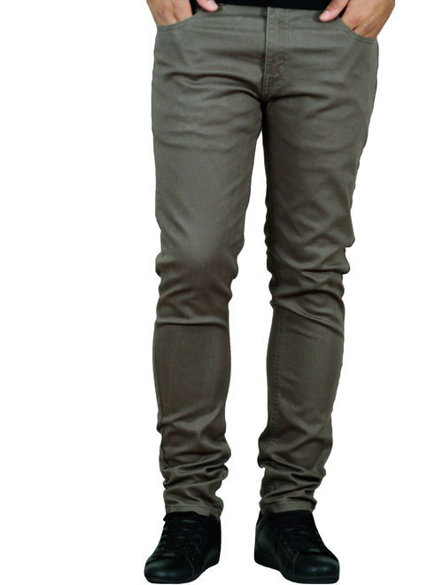 M. SOCIETY Skinny Fit Colored Twill Pants