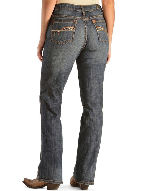 Wrangler Aura Instantly Slimming Jeans 10X34 Mediu