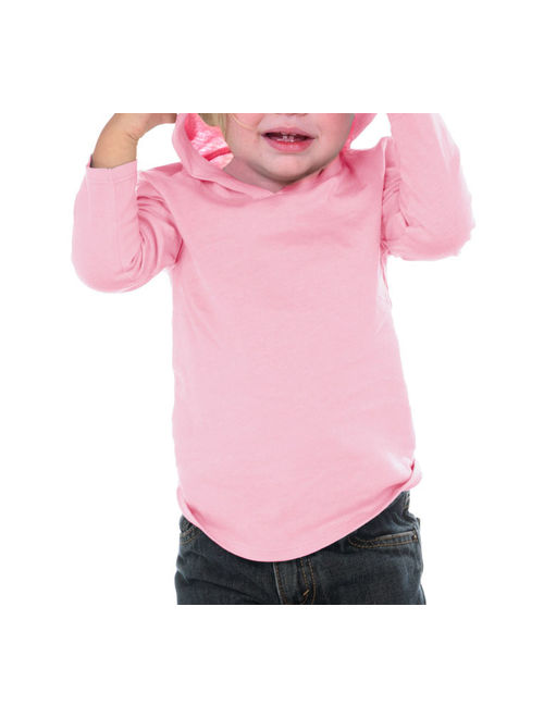 Kavio IJC0457 Infants Long Sleeve Pullover Hoodie-Heather Gray-18M