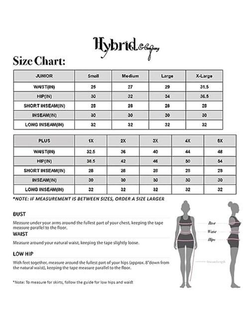 Hybrid Womens Hyper Ultra Stretch Comfy Skinny Pants, Capri, Bermuda