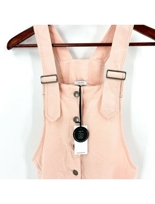 Z Supply Large The Button Front Overall in Peachskin Women's