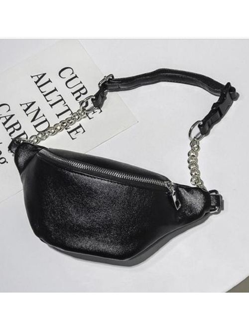 Canis Goodlook Fashion Waist Fanny Pack Belt Bag for Women Girl Pouch Travel Hip Bum Bag Mini Purse