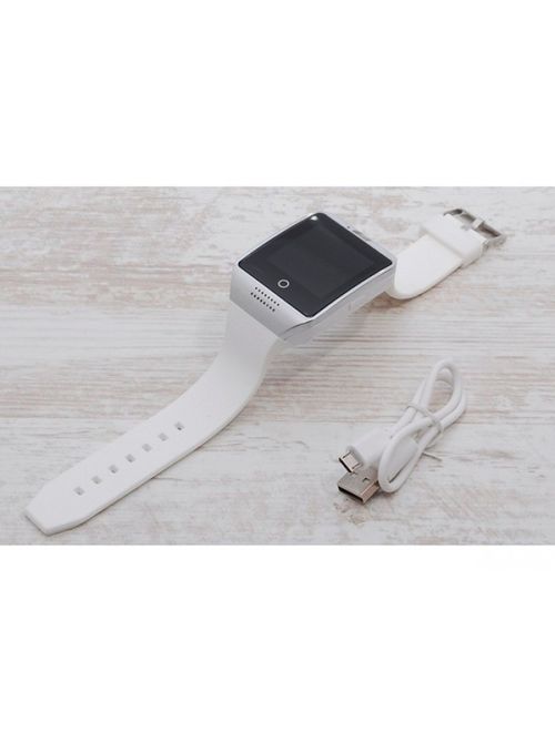AmazingForLess Unisex White Bluetooth Smart Wrist Watch with Camera