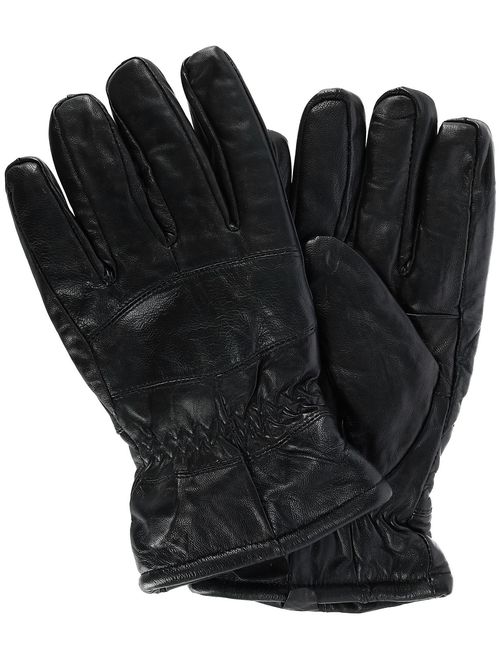 CTM Heavy Leather Glove with Sherpa Lining (Men's)
