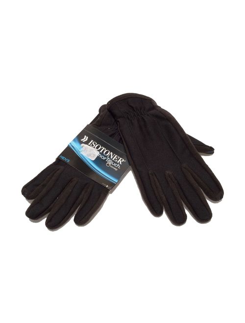 Isotoner Mens Gloves Black Smart Touch Size L/G