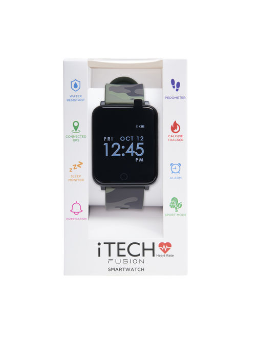 iTech Fusion Smartwatch Black/Camo