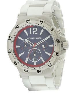 Men's Silicone Wrapped Chronograph Watch MK8297