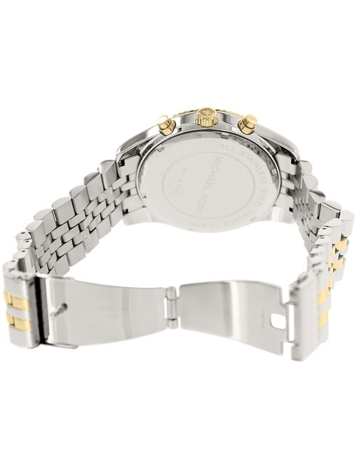 Michael Kors Men's Lexington Two Tone Stainless Steel Watch MK8344