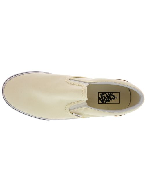Vans Classic Slip-On White Ankle-High Canvas Skateboarding Shoe - 10.5M / 9M