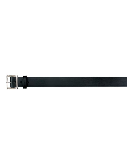 Rothco Black 1 1/4" Bonded Leather Garrison Belt with Nickle Plated Brass Buckle