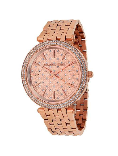 Michael Kors Women's Darci Rose Gold-Tone Bracelet Watch