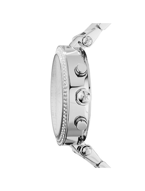 Michael Kors Women's Chronograph Parker Stainless Steel Bracelet Watch MK5353