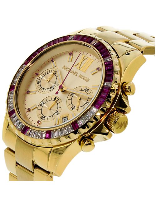 Michael Kors Women's Everest MK5871 Gold Stainless-Steel Quartz Fashion Watch