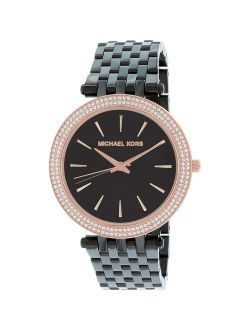 Women's Darci Black Dial Black Carbon-plated Watch MK3407