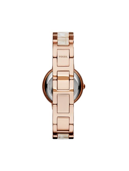 Fossil Women's Virginia Rose-Gold Acetate Glitz Watch (Style: ES3716)