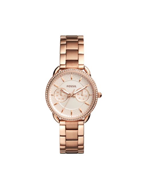 Fossil Women's Tailor Rose-Gold Stainless Steel Multifunction Watch (Style: ES4264)