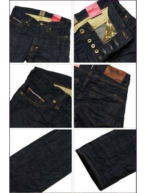 PRPS Rambler Japanese Selvedge Denim Men's Skinny Fit Jeans Rinse $200 NEW 34